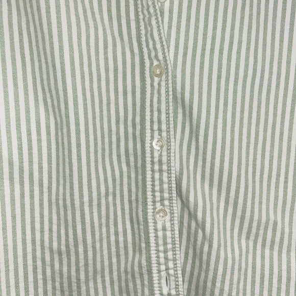 Vintage- Abercrombie and Fitch-seersucker button up - Picture 3 of 6